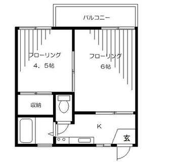 東京都板橋区上板橋２丁目 賃貸アパート 2K
