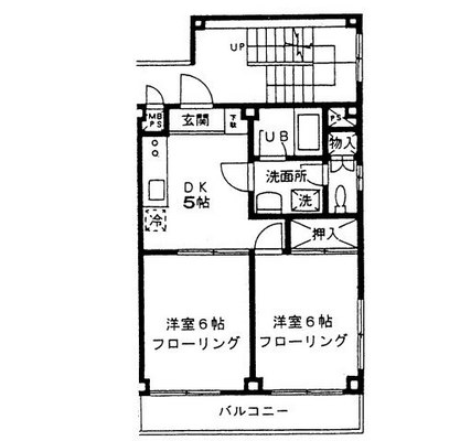大東文化大学賃貸マンション・2DK