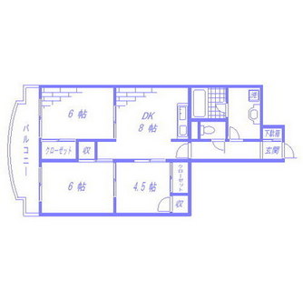 東京都板橋区坂下３丁目 賃貸マンション 3DK