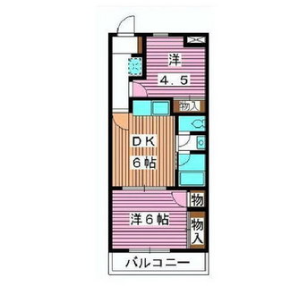 東京都板橋区赤塚４丁目 賃貸マンション 2DK