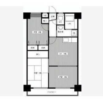 東京都板橋区赤塚４丁目 賃貸マンション 3DK