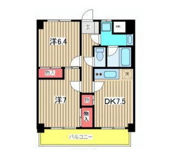 東京都板橋区坂下１丁目 賃貸マンション 2DK