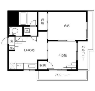 東京都板橋区西台２丁目 賃貸マンション 2DK