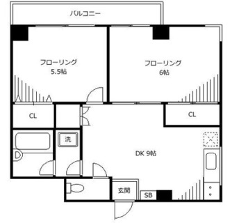 東京都板橋区上板橋１丁目 賃貸マンション 2DK