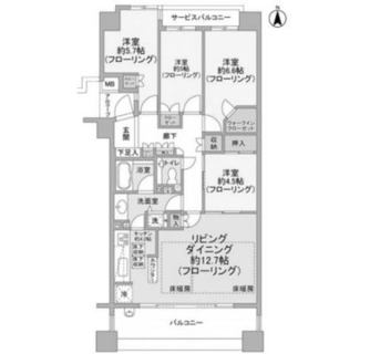 東京都板橋区徳丸３丁目 賃貸マンション 4LDK以上