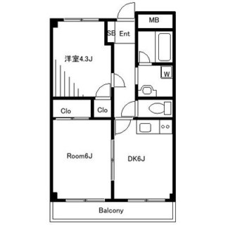 東京都板橋区蓮根２丁目 賃貸マンション 2DK