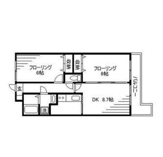 東京都板橋区西台２丁目 賃貸マンション 2DK