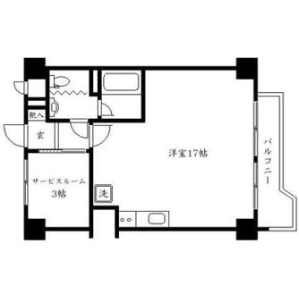 東京都板橋区高島平１丁目 賃貸マンション 1SR