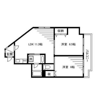 東京都板橋区坂下２丁目 賃貸マンション 2LDK