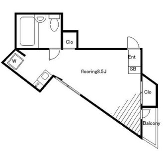 東京都板橋区蓮根２丁目 賃貸マンション 1R