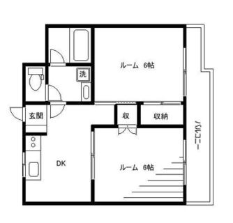 東京都板橋区徳丸８丁目 賃貸マンション 2DK