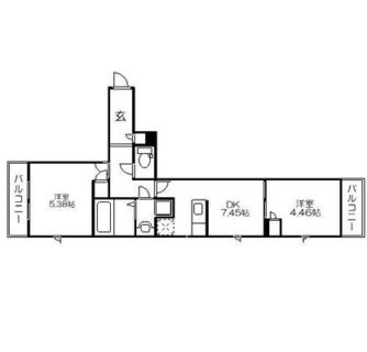 東京都板橋区高島平１丁目 賃貸マンション 2DK