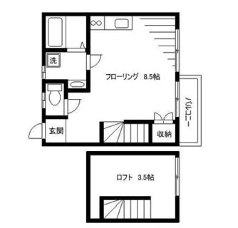 東京都板橋区坂下１丁目 賃貸アパート 1R