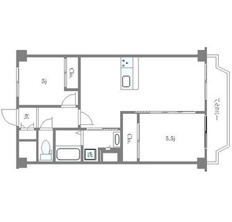 東京都板橋区坂下３丁目 賃貸マンション 2LDK