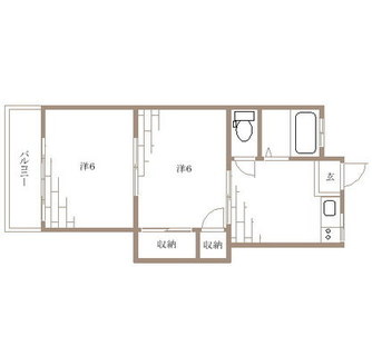 東京都板橋区中台２丁目 賃貸アパート 2K